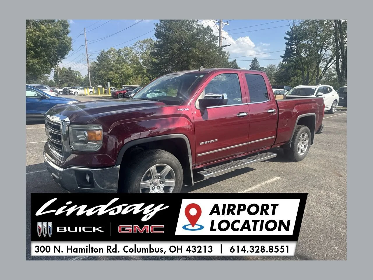 Used 2014 SONOMA RED METALLIC GMC SLT image 1