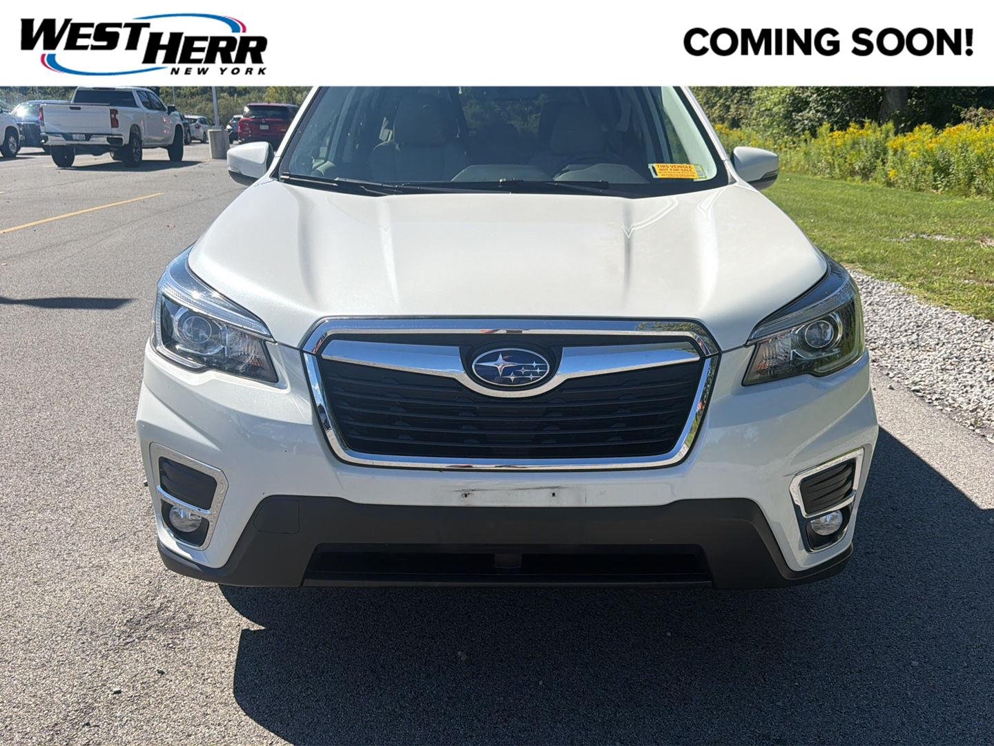 Used 2019 Crystal White Pearl Subaru Limited image 1