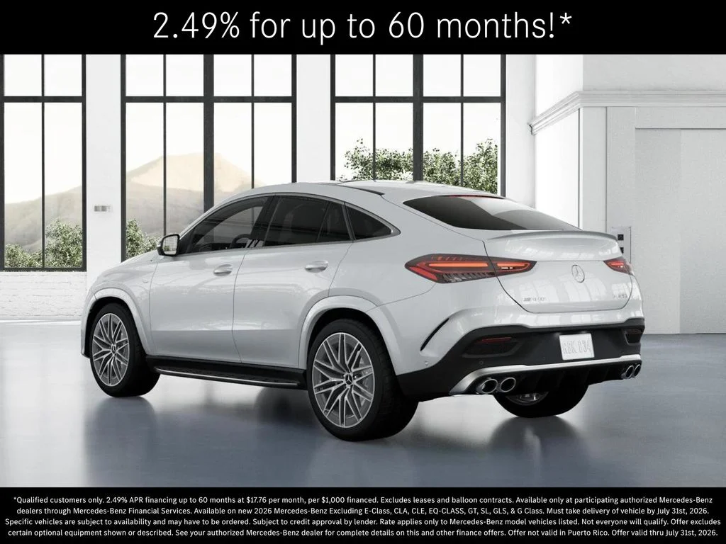 New 2026 MANUFAKTUR Moonlight White Metallic Mercedes-Benz AMG® GLE 53 4MATIC+ Coupe image 29