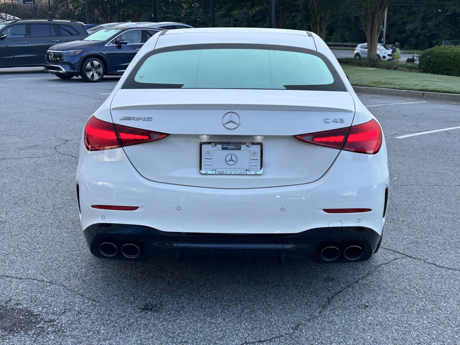 Certified Used 2025 Polar White Mercedes-Benz AMG® C 43 4MATIC® Sedan image 7