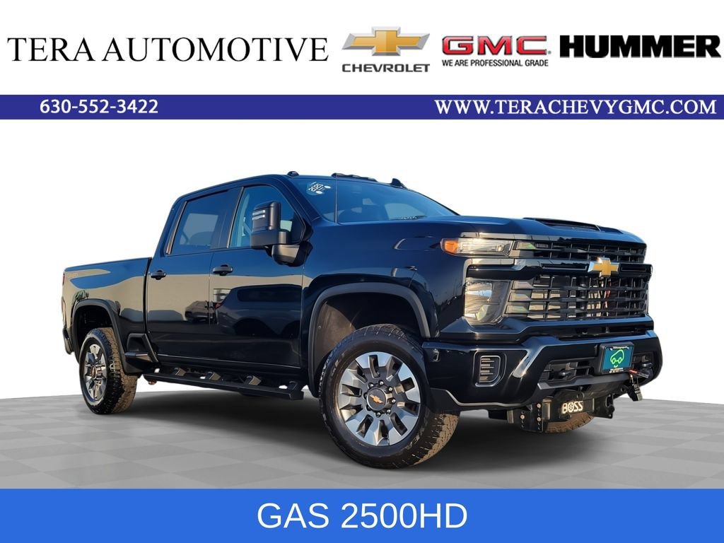 Certified Used 2025 Black Chevrolet Custom image 1