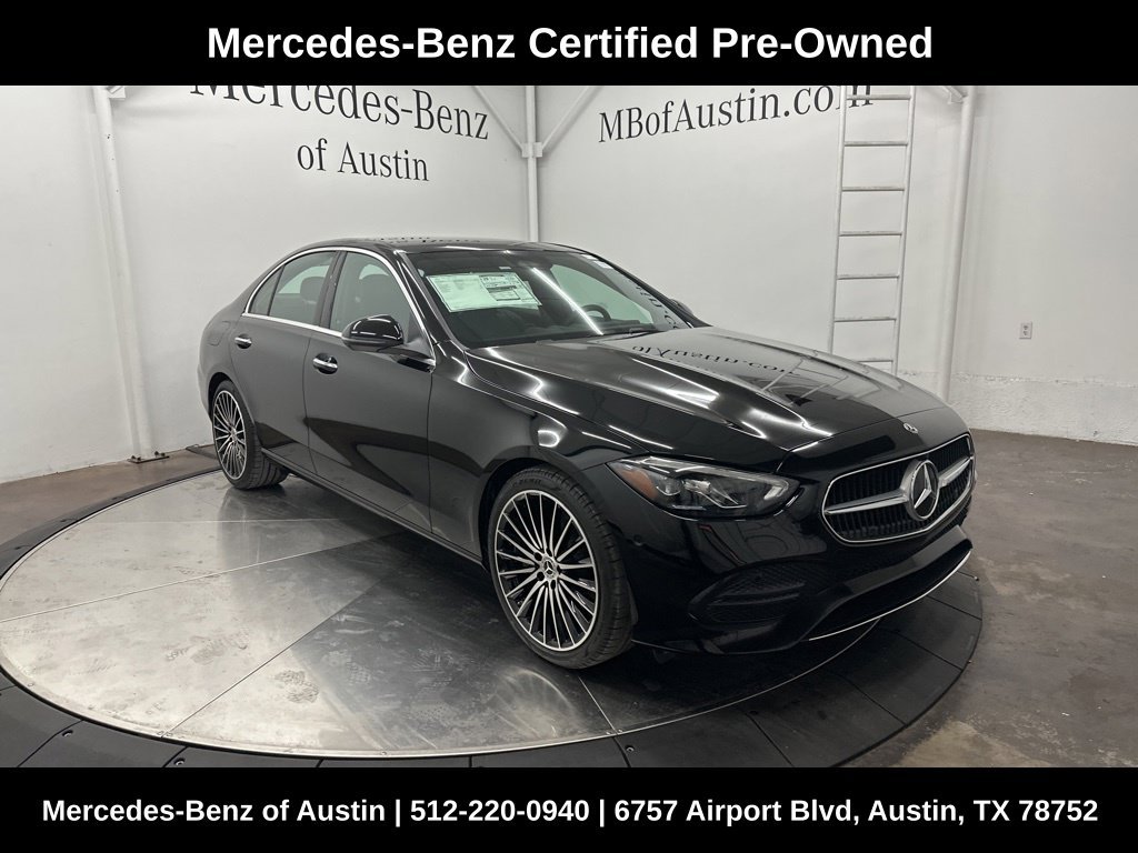 Certified Used 2026 Black Mercedes-Benz C 300 image 1
