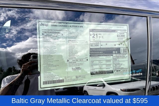 New 2025 Baltic Gray Metallic Clear-Coat Exterior Paint Jeep Altitude X image 5