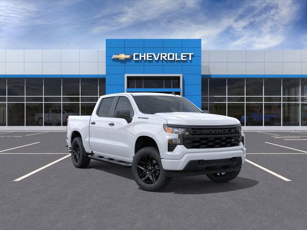 New 2026 Chevrolet Silverado 1500 Custom 4D Crew Cab