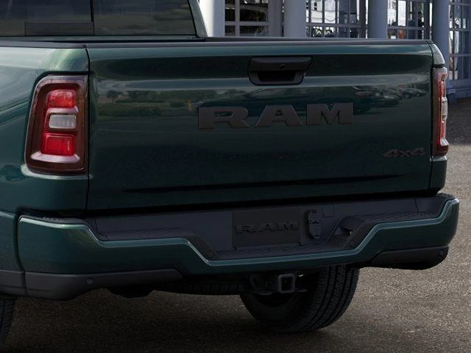 New 2026 Serrano-Green Metallic Exterior Paint RAM Express Crew Cab 4x4 5