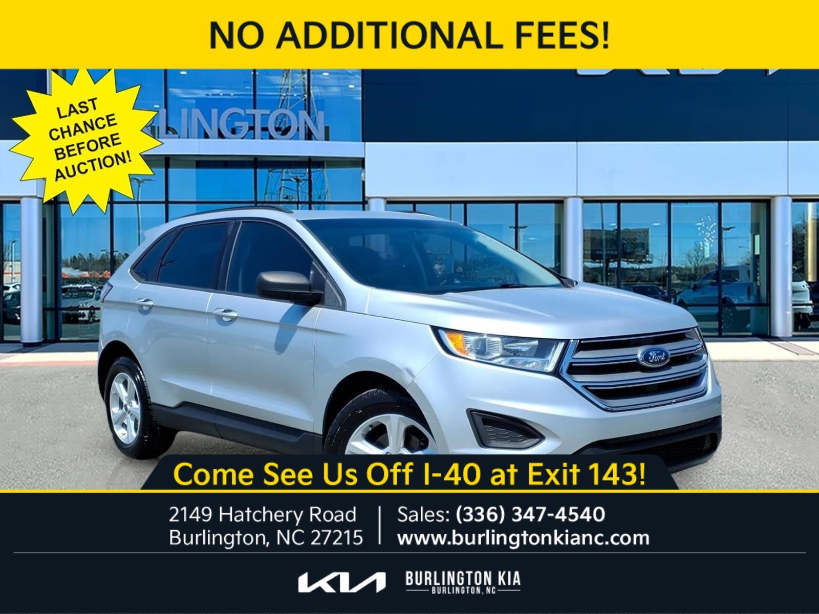 Used 2018 Ingot Silver Metallic Ford SE image 1