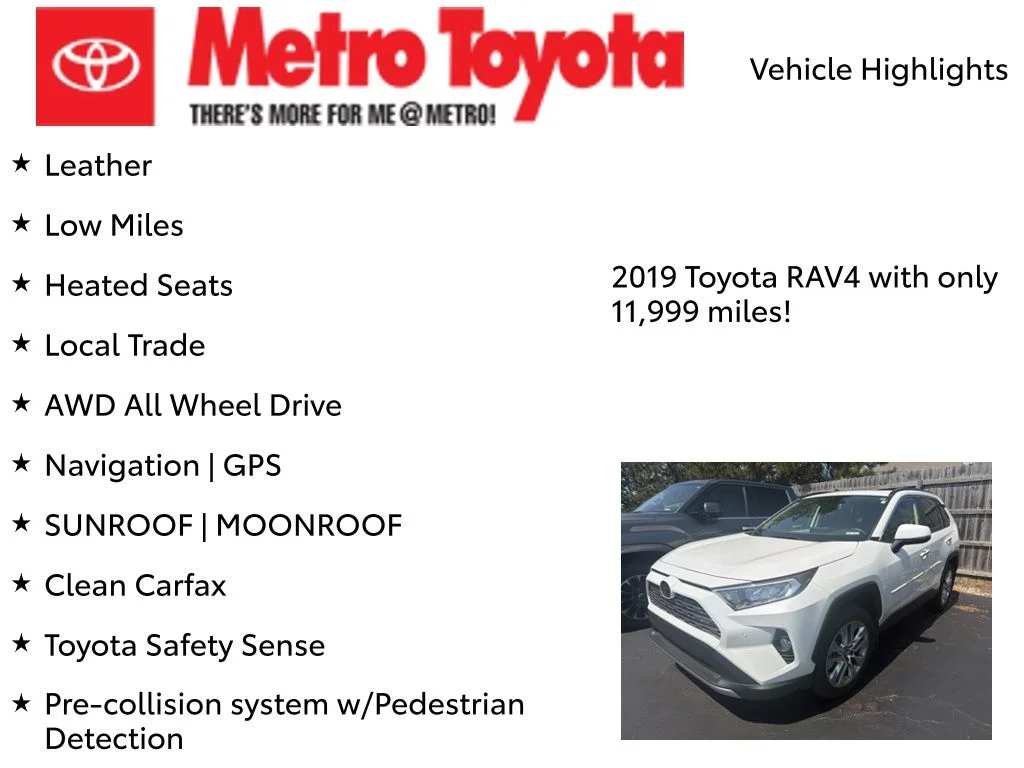 Used 2019 White Toyota Limited image 7
