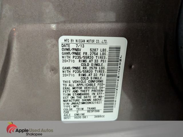 Used 2013 Brown Nissan LE image 62