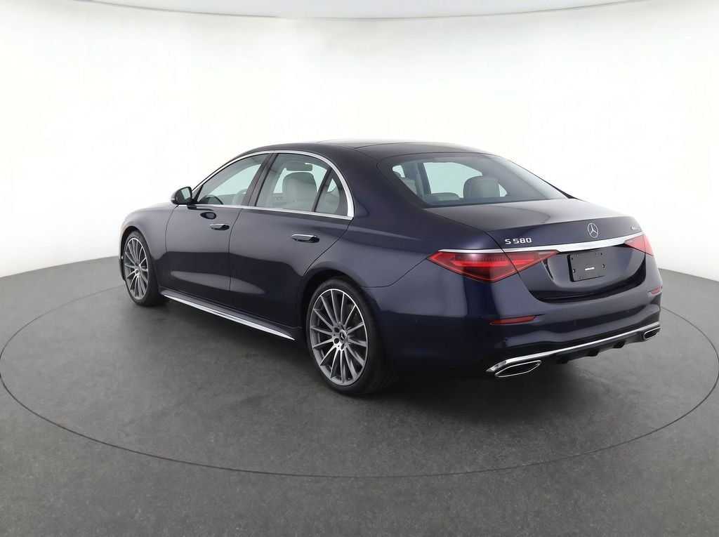 Certified Used 2023 Nautical Blue Metallic Mercedes-Benz S 580 image 3