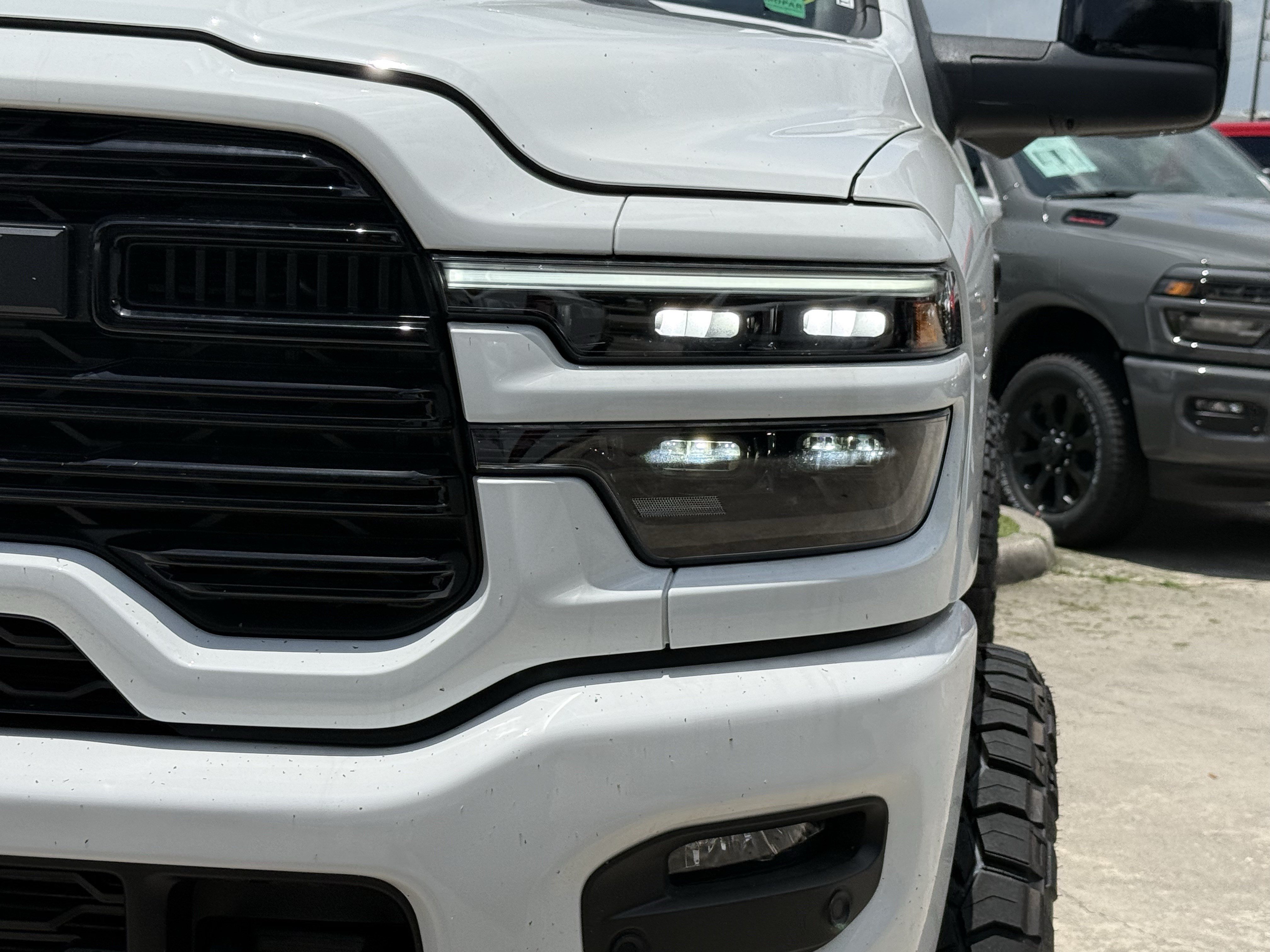 New 2026 Bright White Clear-Coat Exterior Paint RAM Laramie image 7