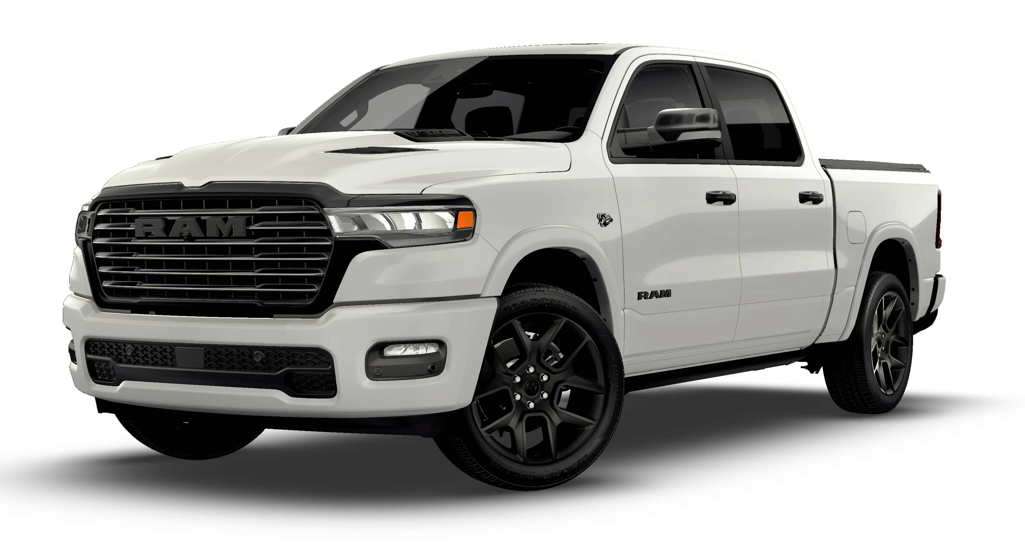 New 2026 Bright White Clear-Coat Exterior Paint RAM Laramie image 13