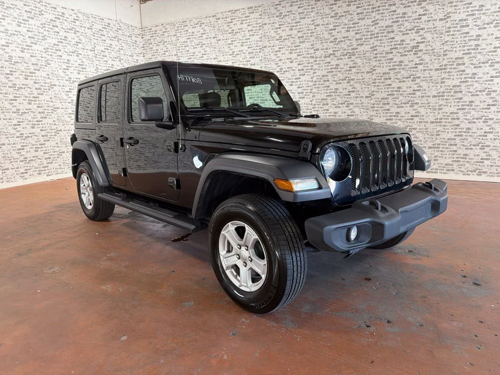 Used 2019 Black Clearcoat Jeep Unlimited Sport S image 1