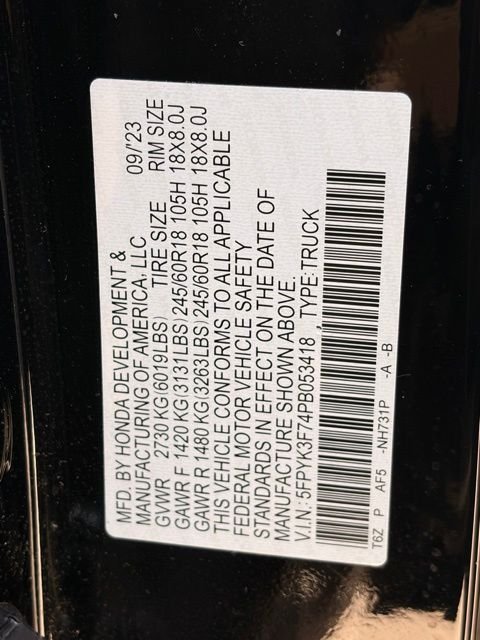 Certified Used 2023 Black Honda RTL-E image 34