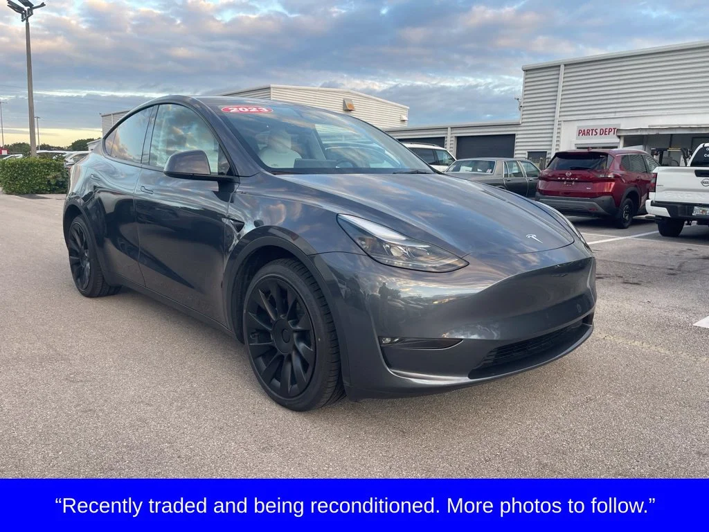 Used 2023 Gray Tesla Long Range image 1