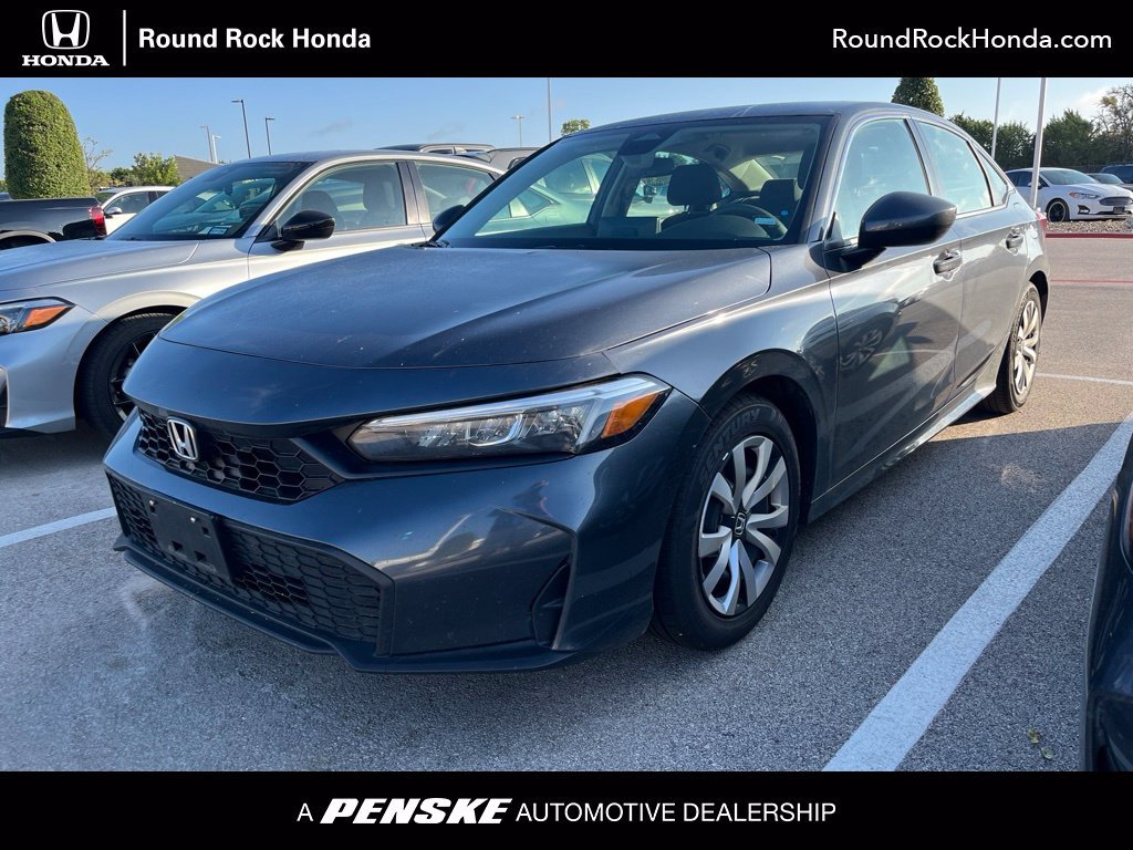 Used 2025 Meteorite Gray Metallic Honda LX image 1