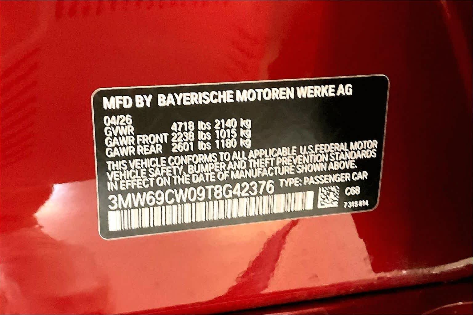 New 2026 Vegas Red Metallic BMW 330i NA image 18