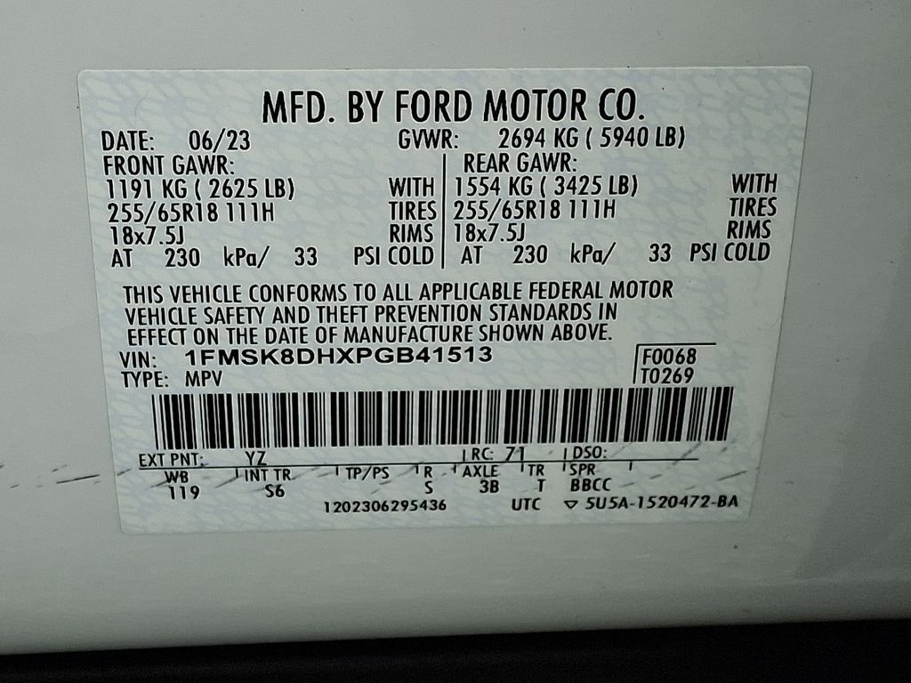 Used 2023 White Ford XLT image 26