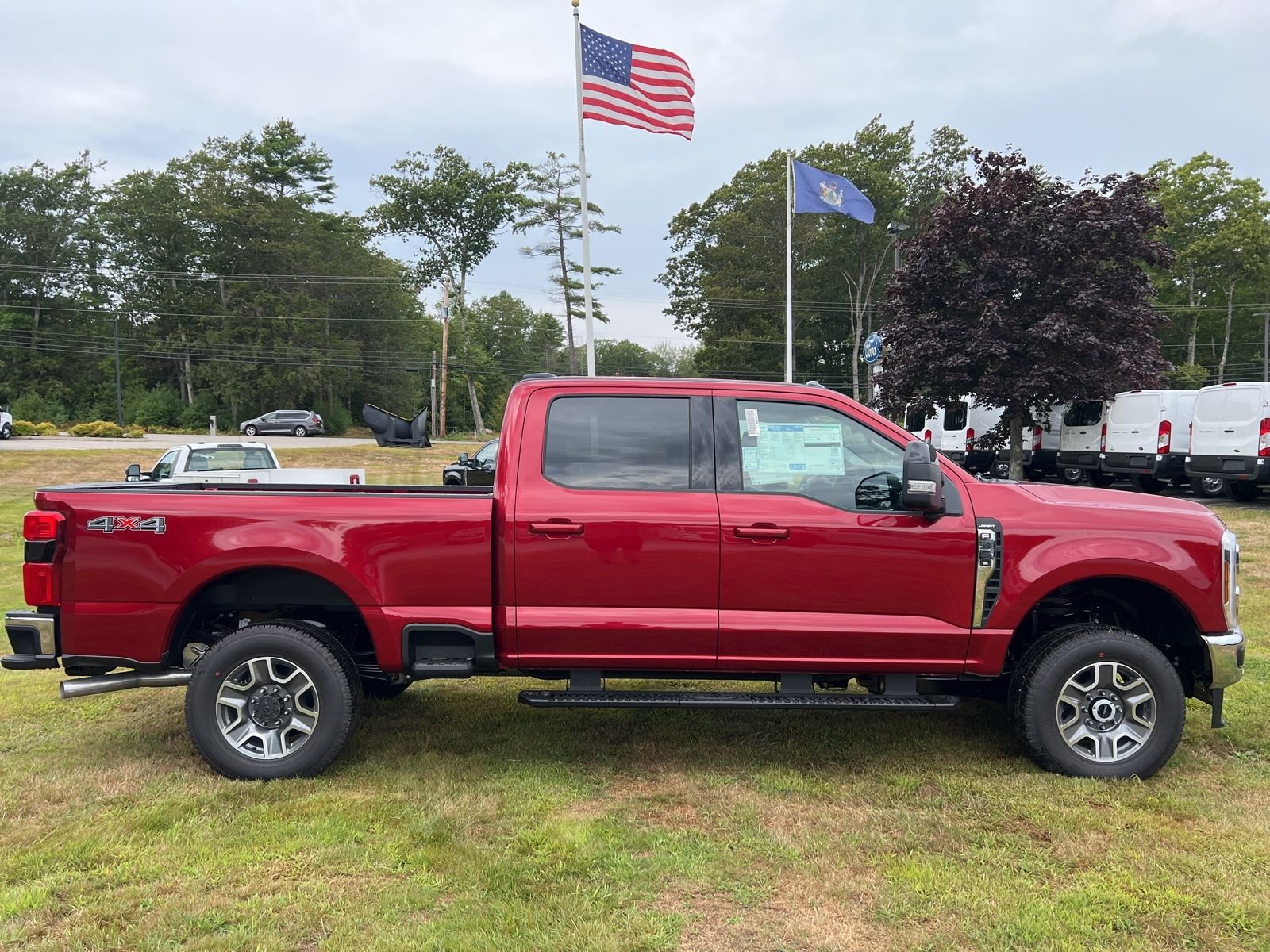 New 2026 Ruby Red Metallic Tinted Clearcoat Ford F-350® Lariat® image 9