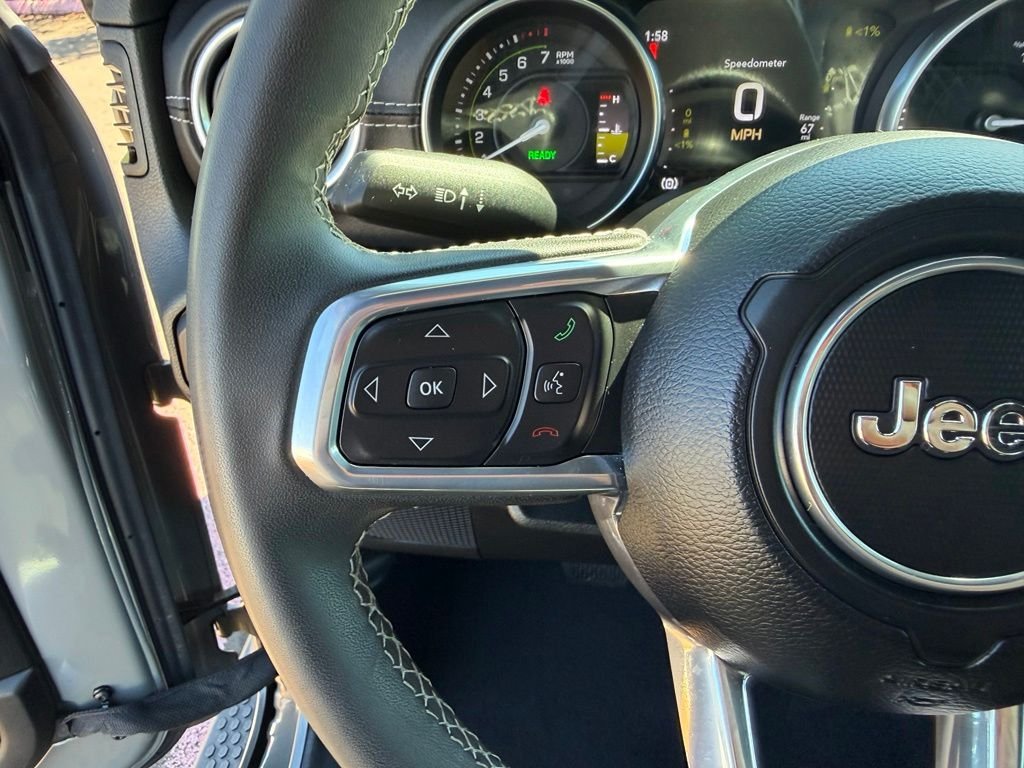 Certified Used 2023 Gray Jeep Sahara 4xe image 16