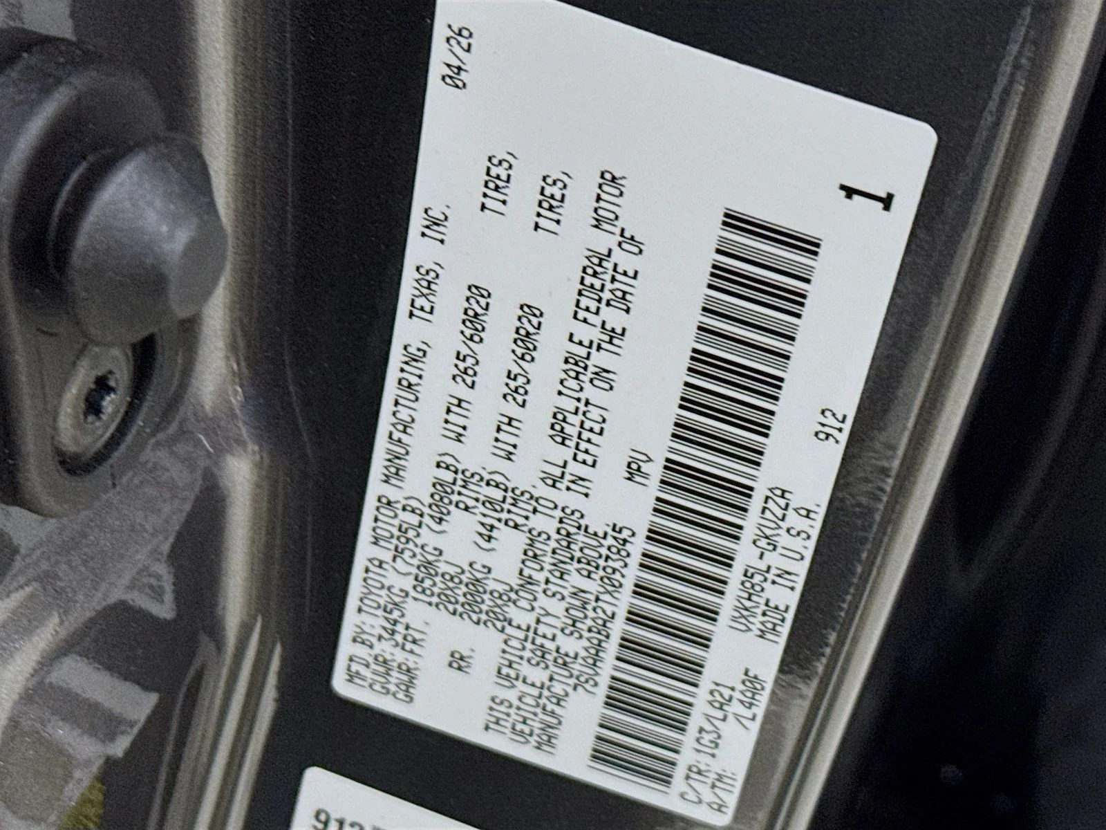 New 2026 Magnetic Gray Metallic Toyota  Platinum image 19