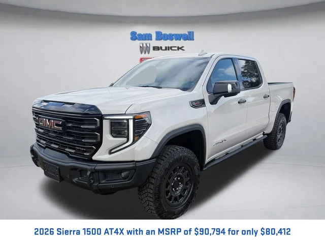 2026 GMC Sierra 1500 AT4X