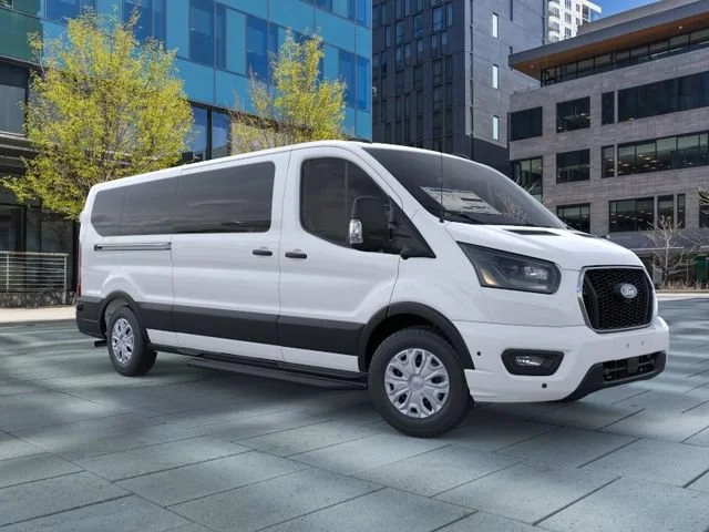 New 2026 Oxford White Ford Passenger Van XLT image 7