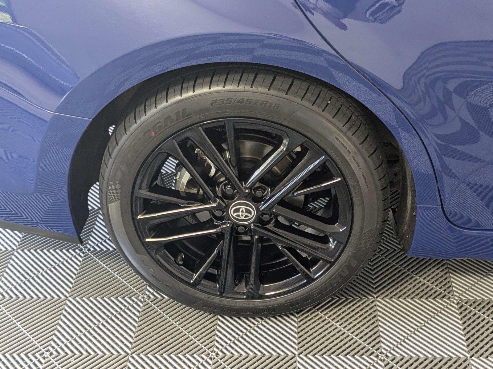 Used 2025 Reservoir Blue Toyota SE image 8