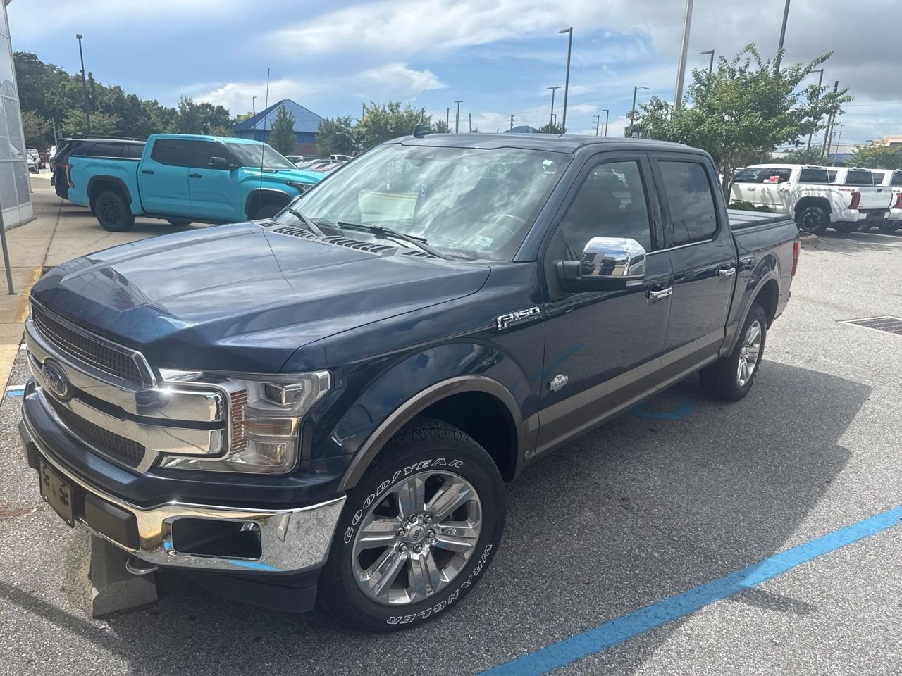 Used 2020 Blue Ford King Ranch image 1