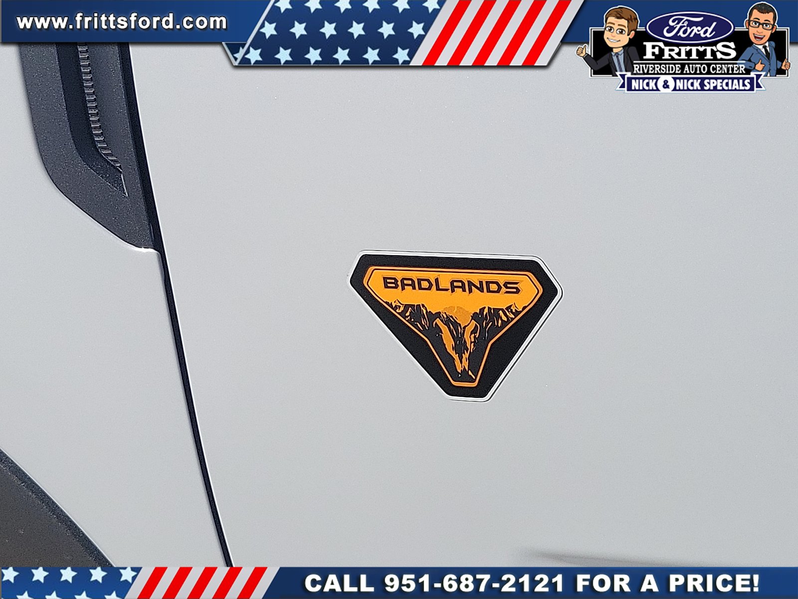 New 2026 Space White Metallic Ford Badlands® image 24
