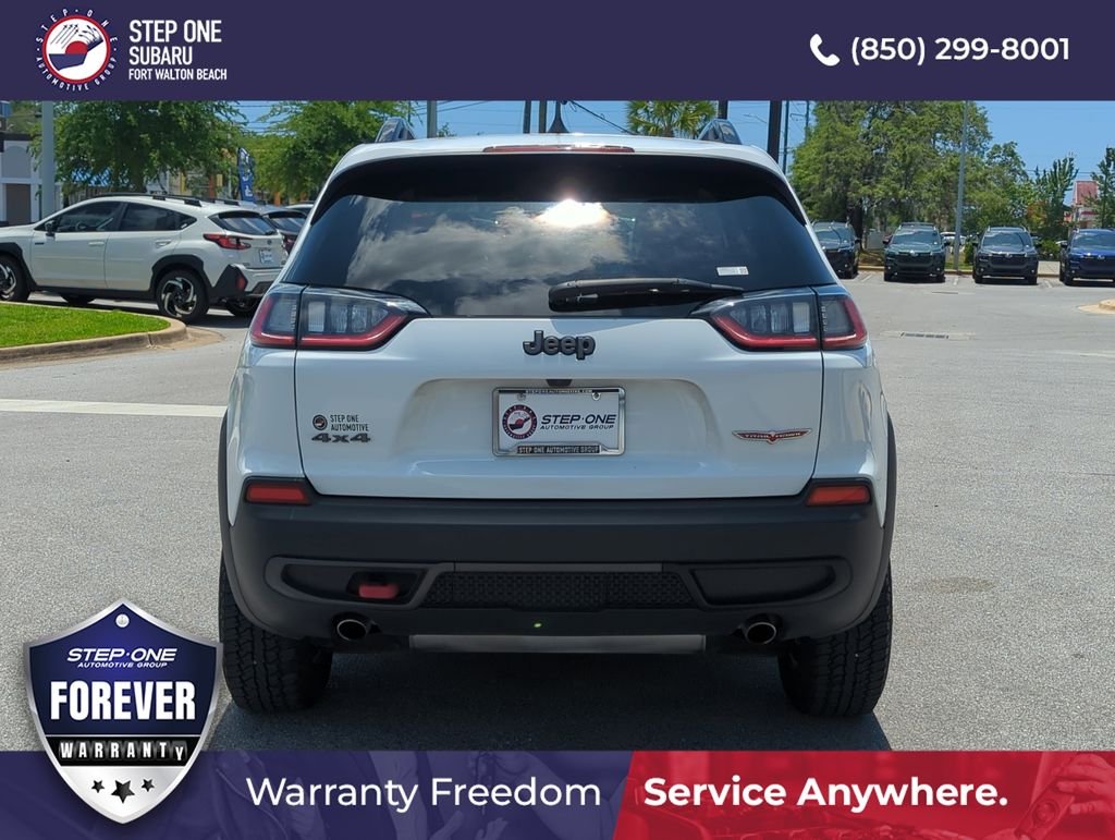 Used 2022 White Jeep Trailhawk image 6