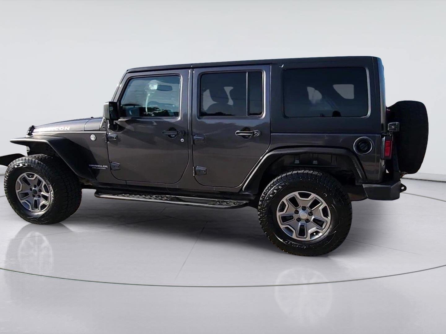 2017 Jeep Wrangler Unlimited Rubicon 4x4 Gray at Mac Haik CDJR North Houston