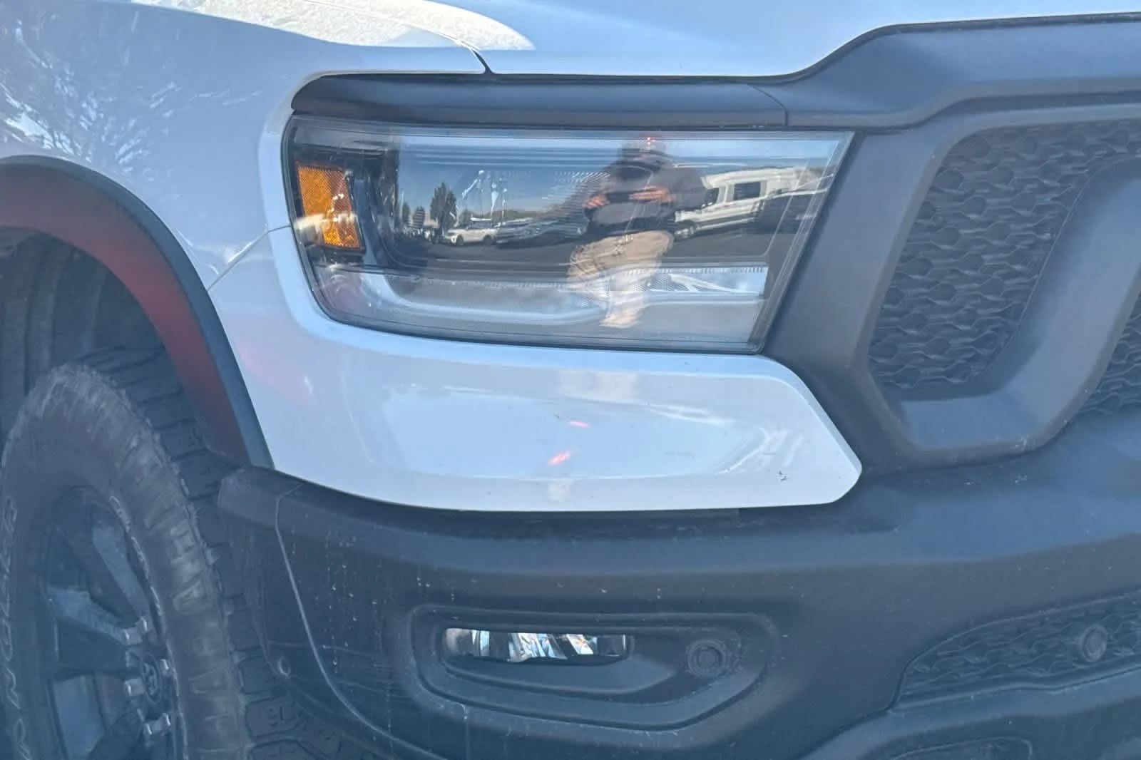 Used 2023 Bright White Clearcoat Ram Rebel image 8