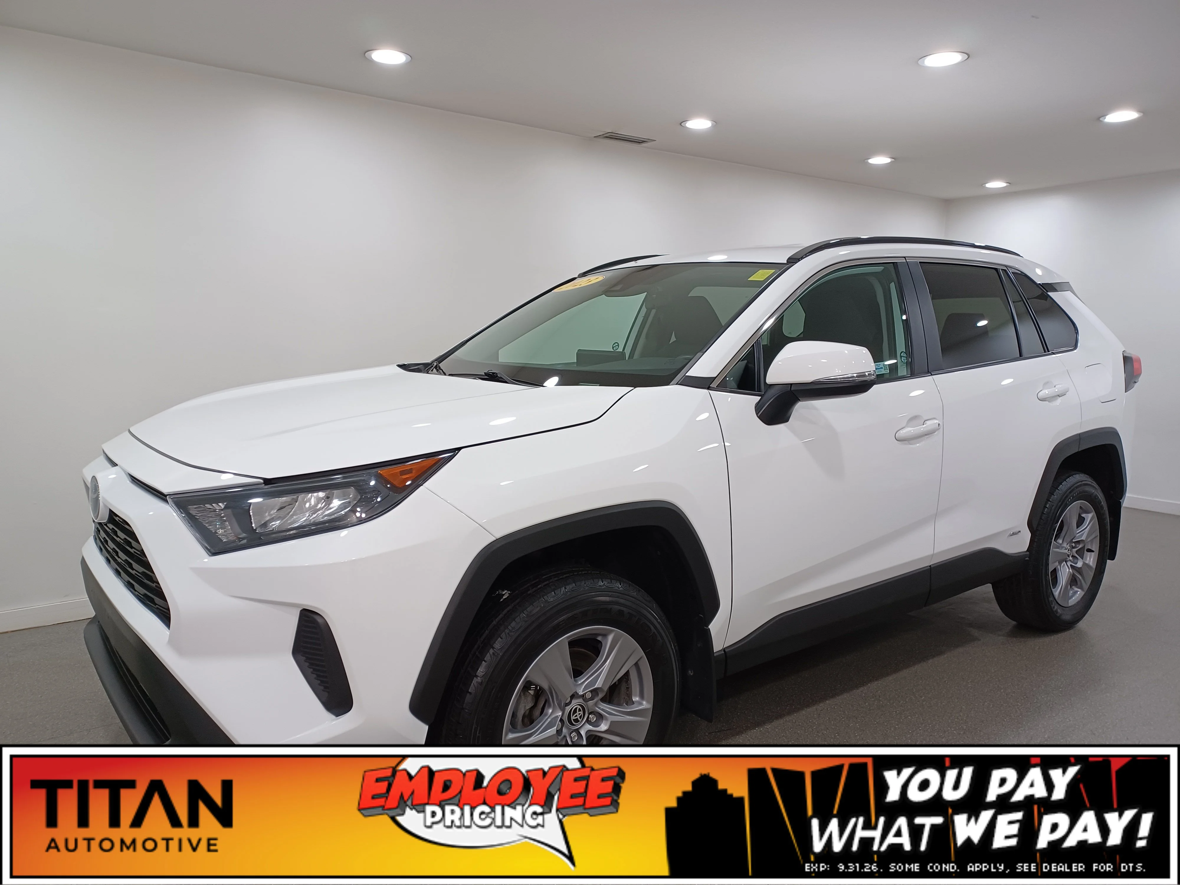 Certified Used 2023 White Toyota LE AWD*Excellent Fuel Economy | Adaptive Cruise | Htd Seats | Blind Spot Detect | Roof Rails image 1