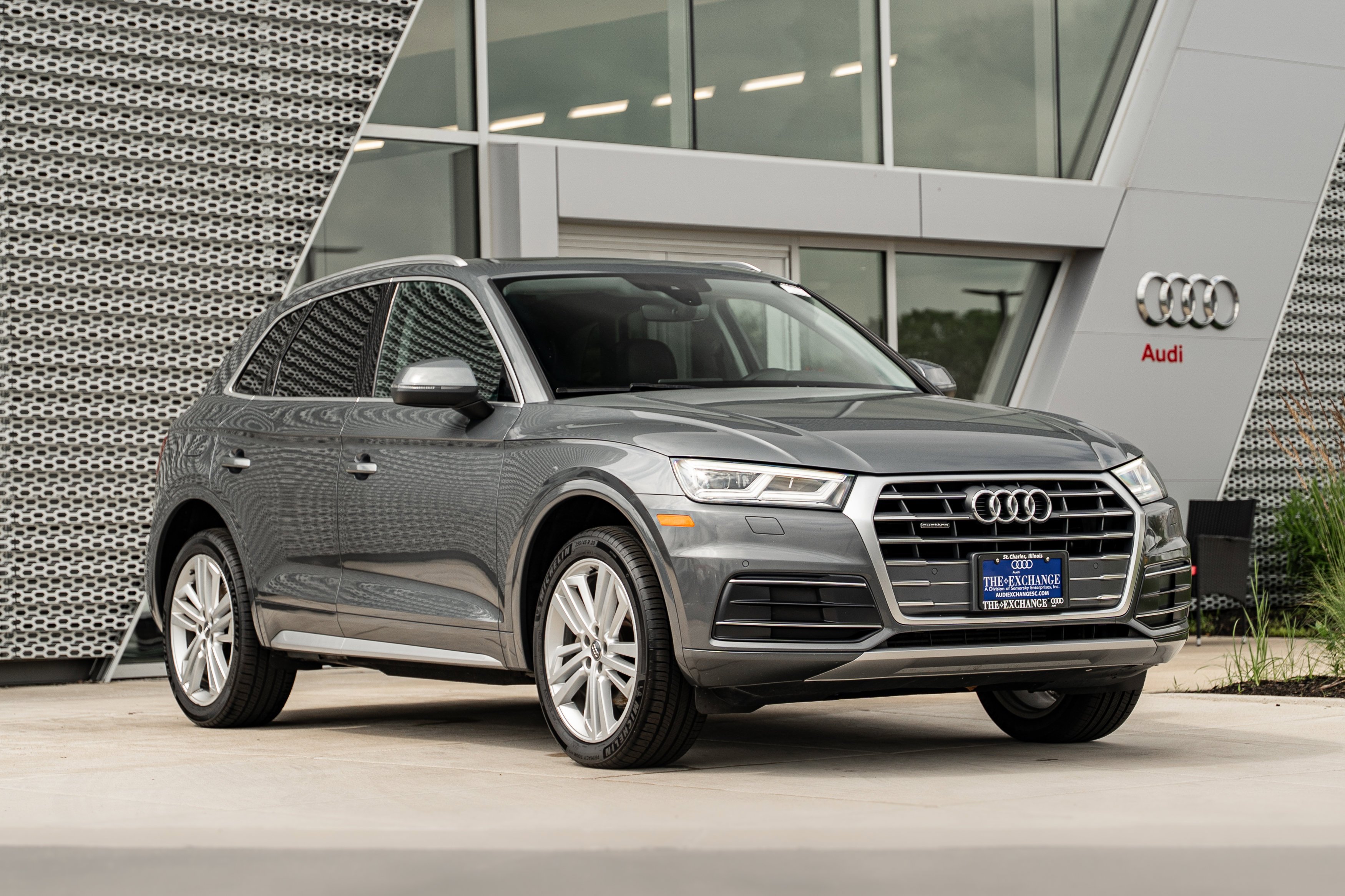 Used 2018 Monsoon Gray Metallic Audi Premium Plus image 1