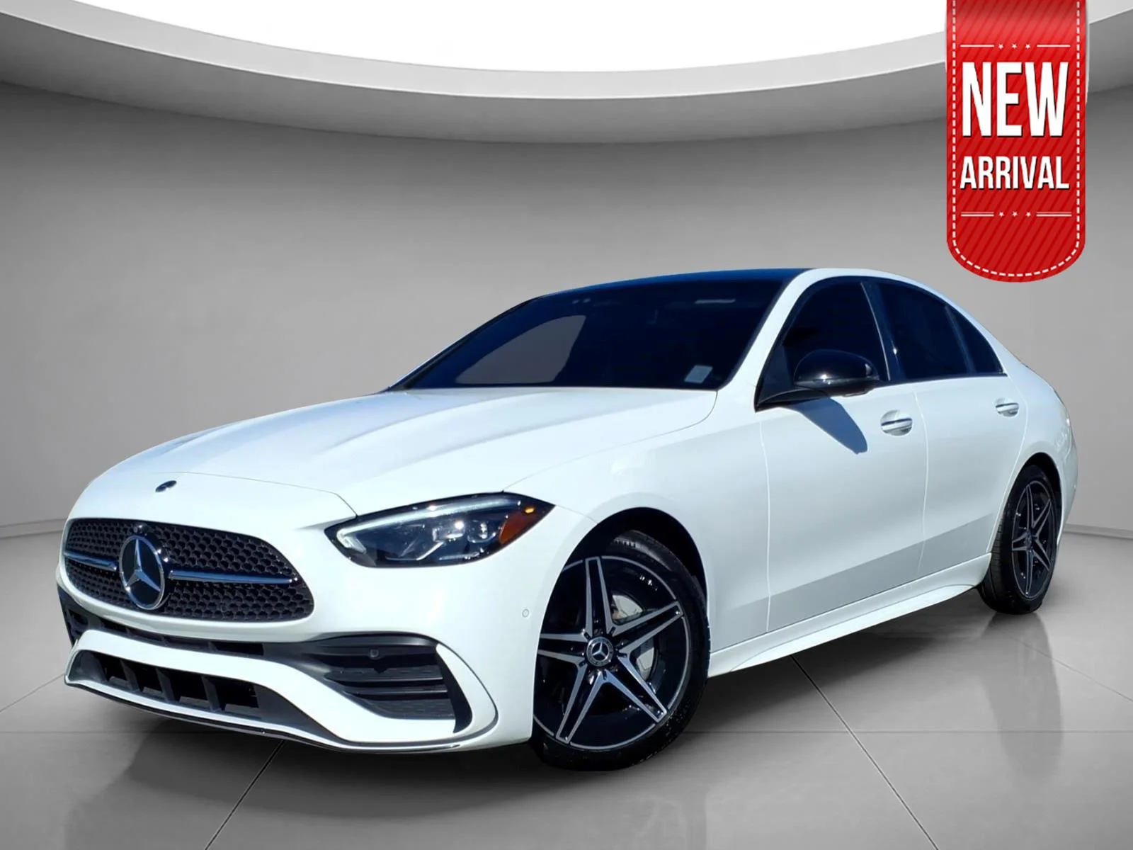 Used 2023 Polar White Mercedes-Benz C 300 image 1