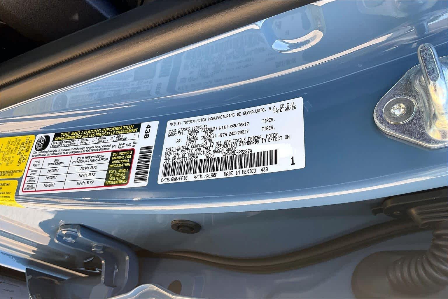 New 2026 Heritage Blue Toyota SR5 image 21