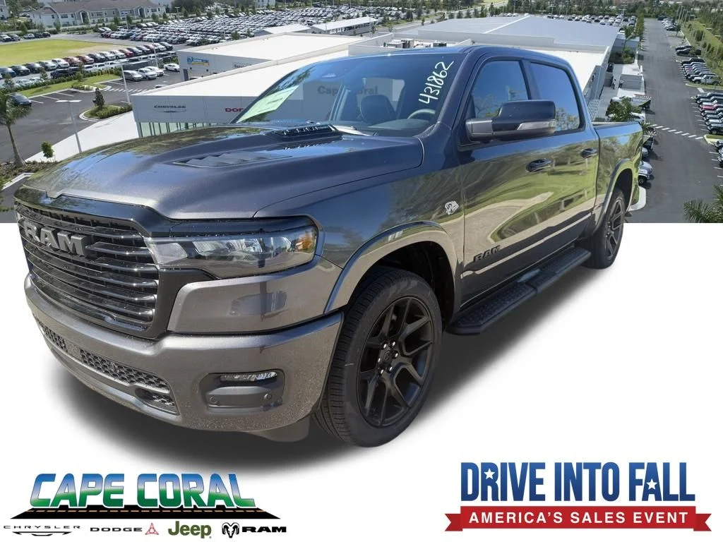 New 2026 Granite Crystal Metallic Clear-Coat Exterior Paint RAM Laramie image 1