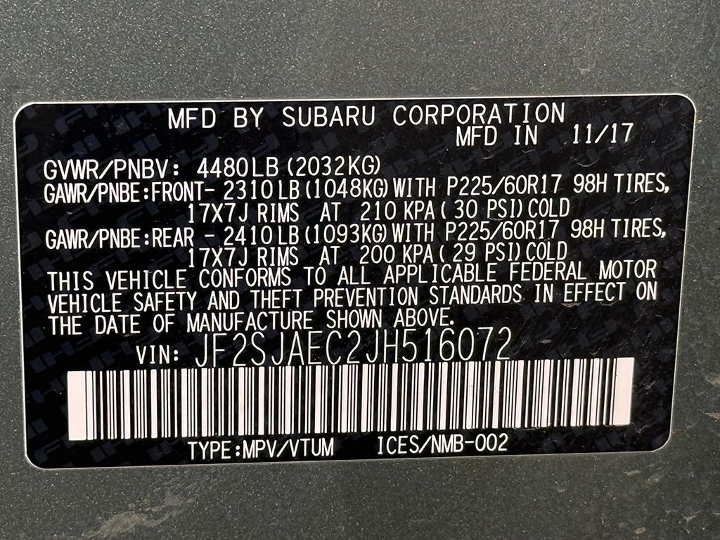 Used 2018 Green Subaru 2.5i Premium image 42