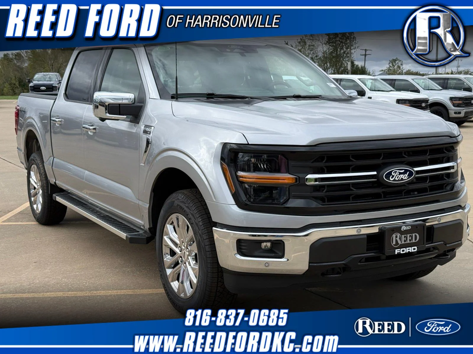 New 2026 Iconic Silver Metallic Ford XLT image 1