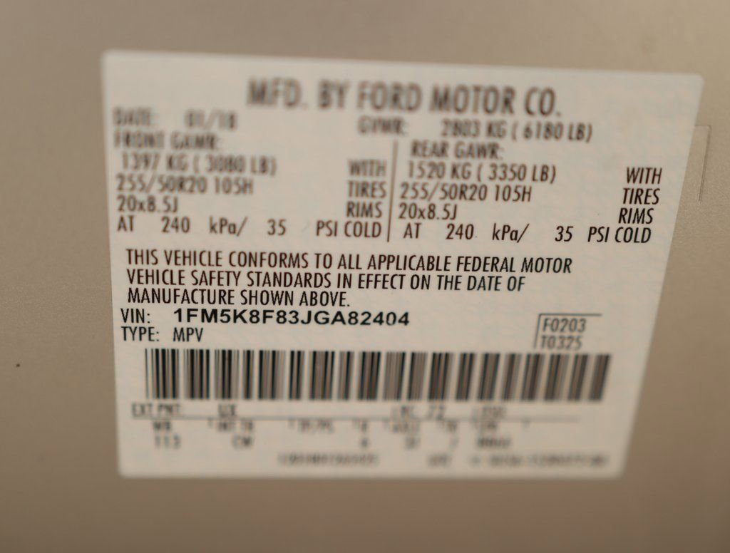 Used 2018 Silver Ford Limited image 42