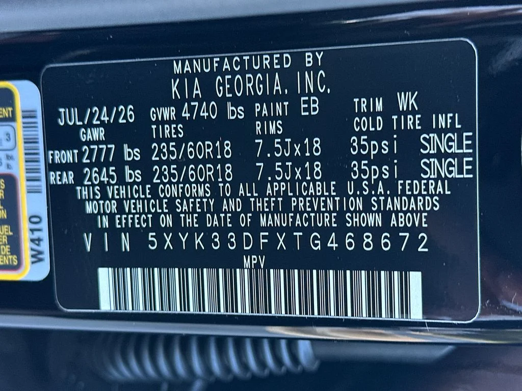 New 2026 Black Kia EX image 33