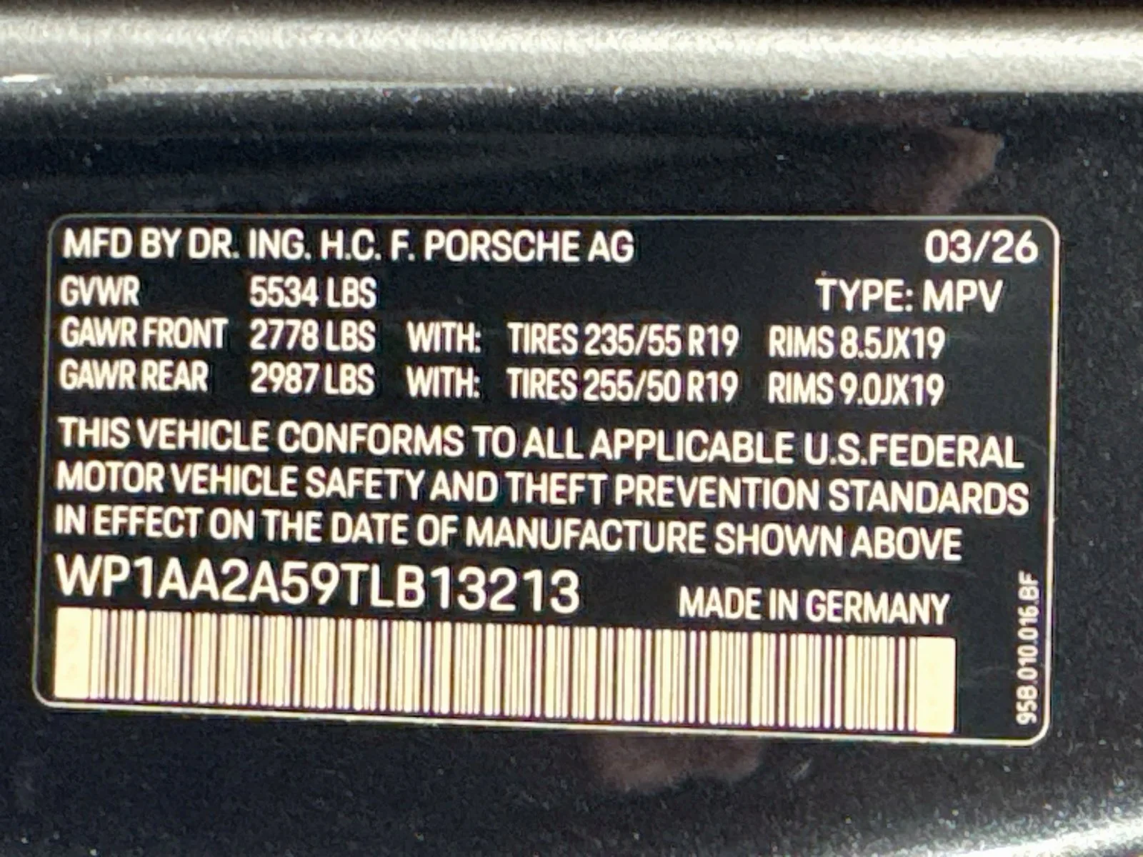 New 2026 Volcano Grey Metallic Porsche  image 26