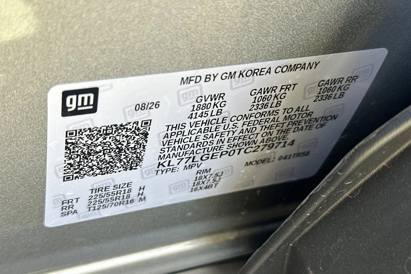 New 2026 Sterling Gray Metallic Chevrolet 1RS image 27