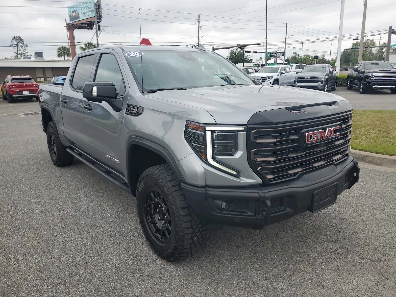 Used 2024 Sterling Metallic GMC AT4X image 8