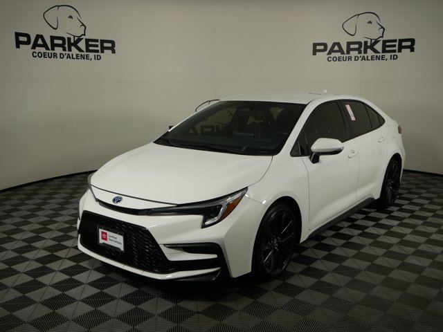 Certified Used 2024 Ice Cap Toyota Hybrid SE image 1