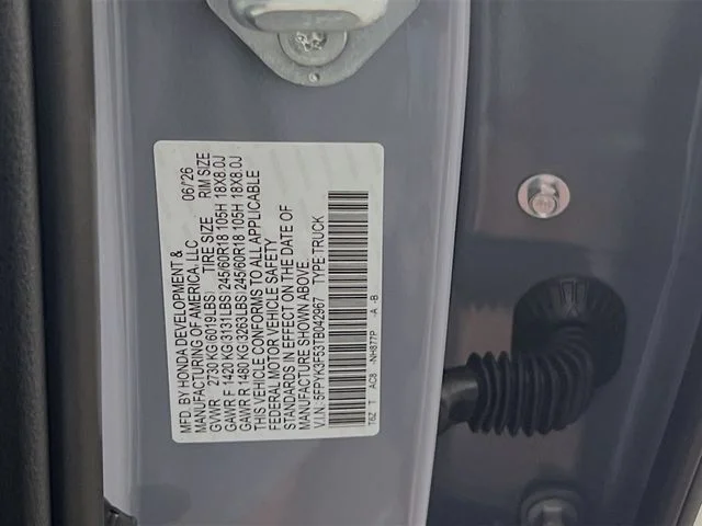 New 2026 Sonic Gray Pearl Honda RTL image 26