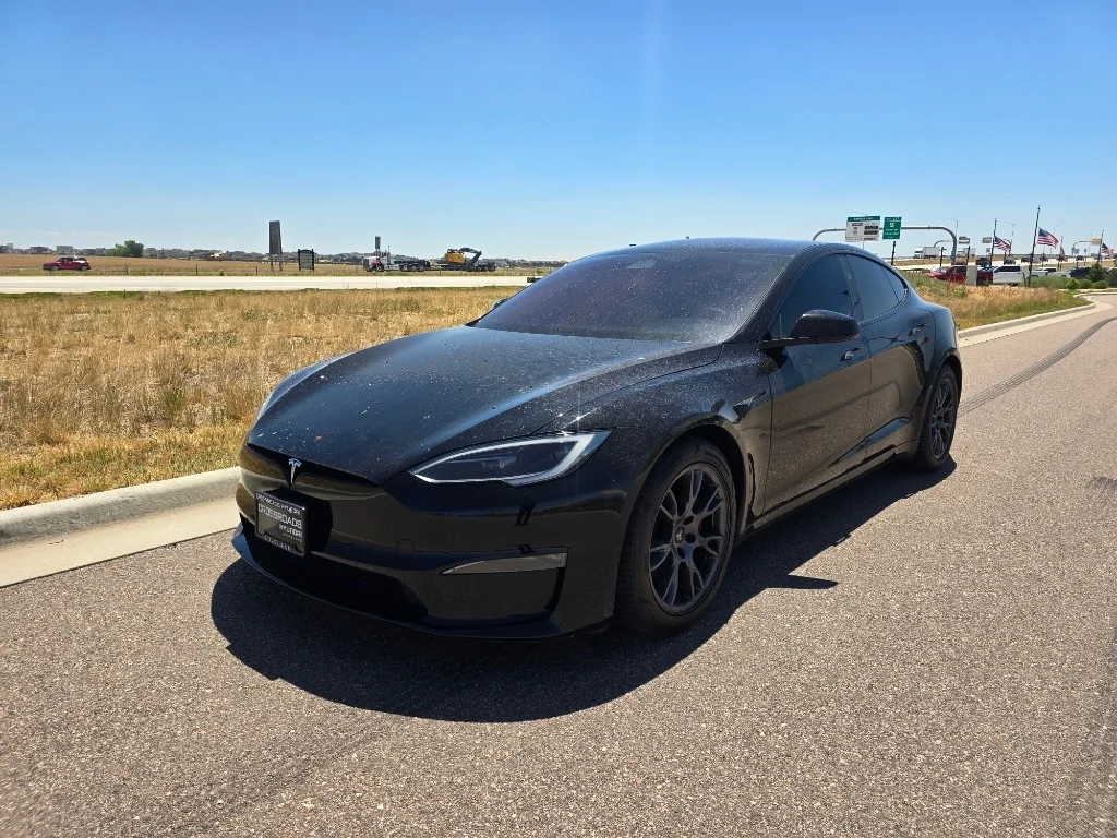 Used 2023 BLACK Tesla Plaid image 1
