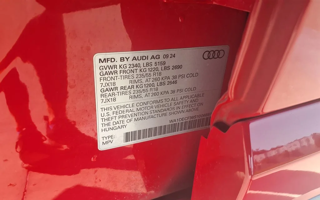 Used 2025 Orange Audi Premium image 33