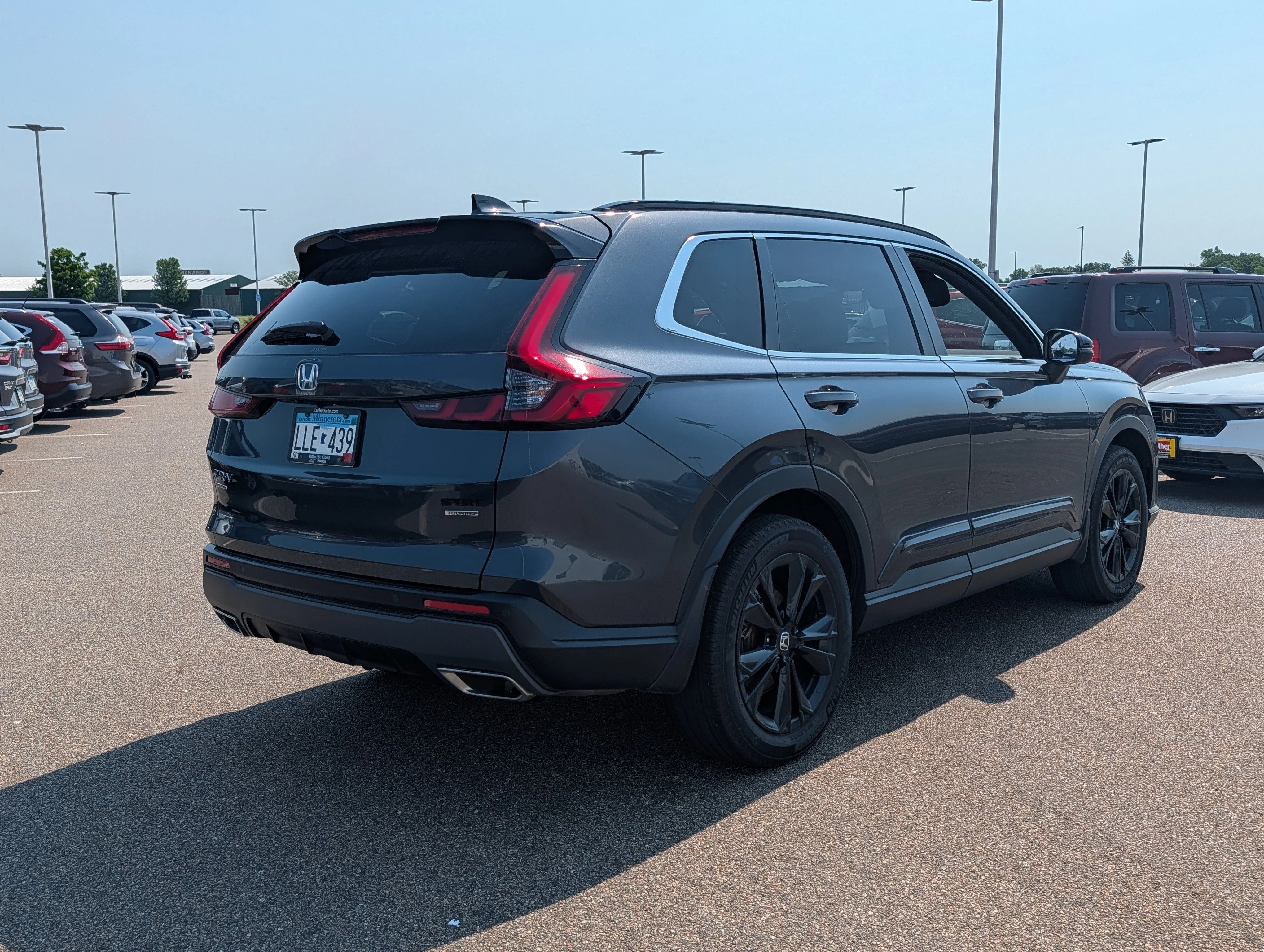 Used 2024 Meteorite Gray Metallic Honda Sport Touring image 4