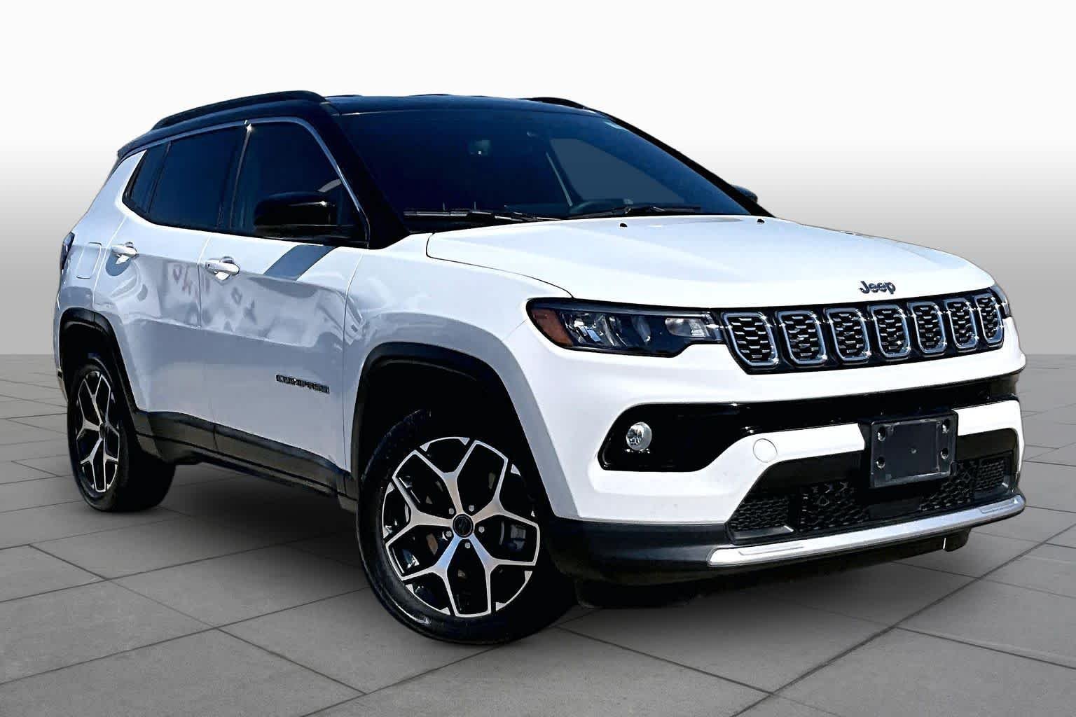 Used 2025 Bright White Clearcoat Jeep Limited image 2